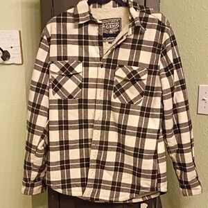 Von Dutch Black and White Plaid Jacket